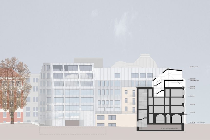 2022_Extension and over-elevation of a building in Innsbruck (Austria)